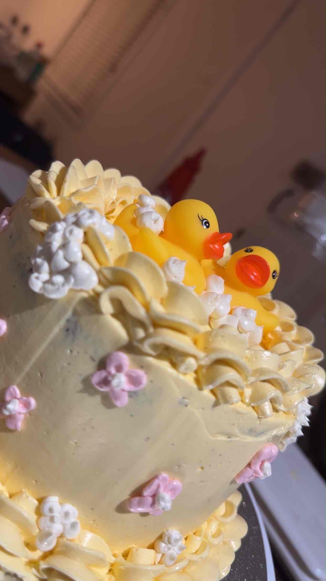 A bouquet in buttercream