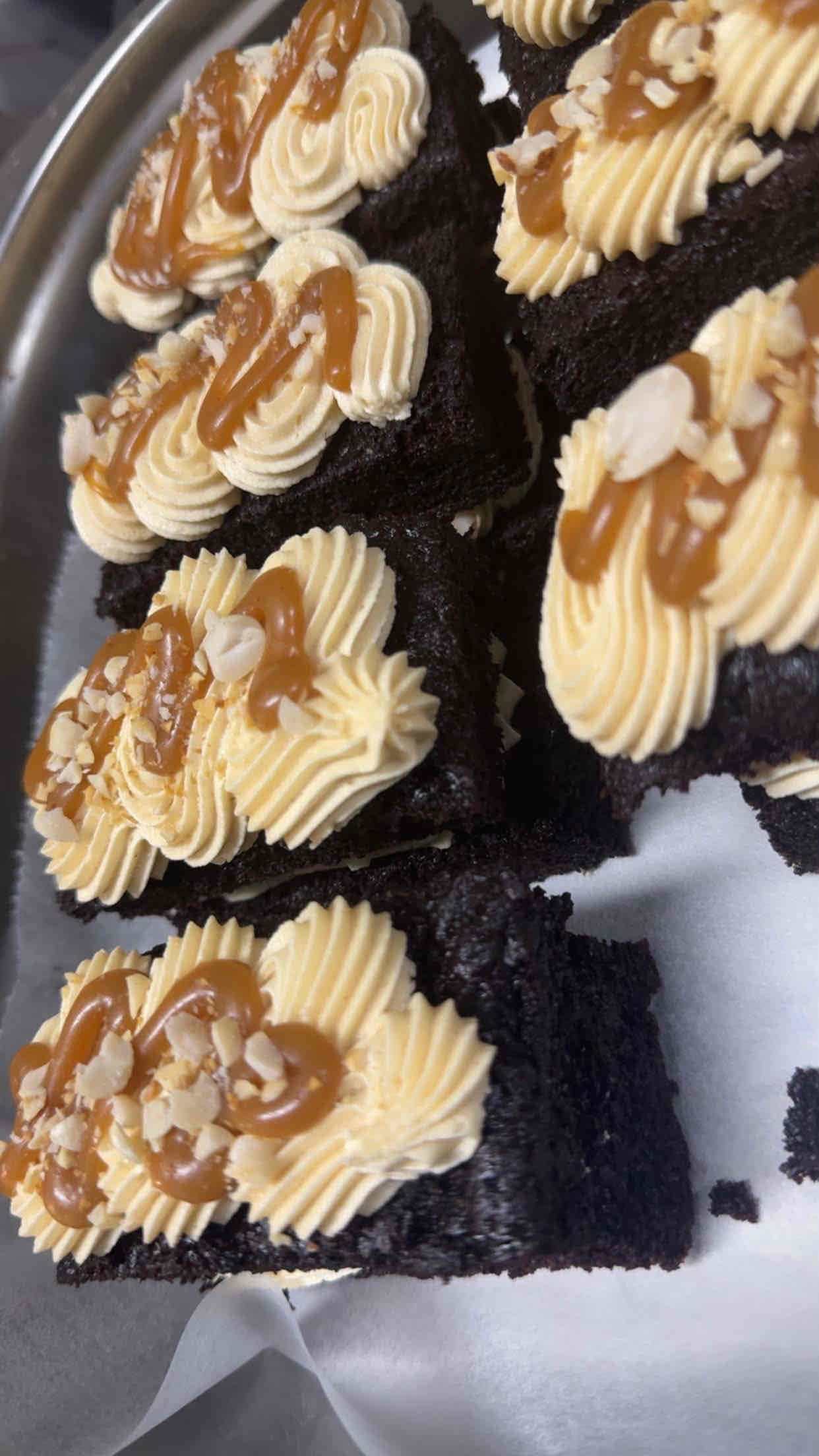 A swirl of caramel